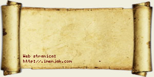 Jovana Perković vizit kartica